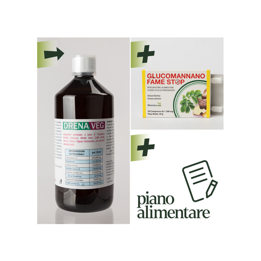 Dimagrimento rapido 1 mese Glucomannano